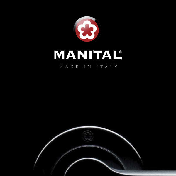 Manital Tosca Privacy Set Polished Chrome - Made in Italy