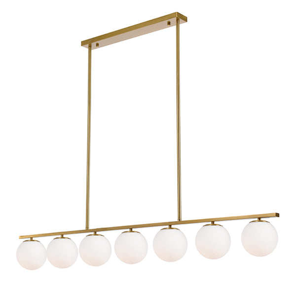 Telbix Marsten ES 7 Light Pendant Antique Gold Online at The Blue Space