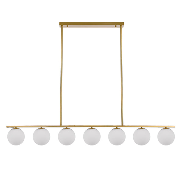 Telbix Marsten ES 7 Light Pendant Antique Gold Online at The Blue Space