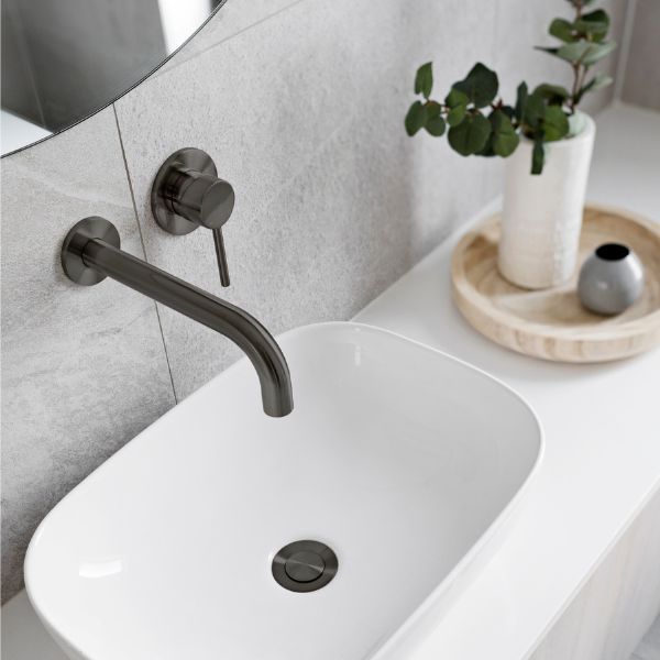 Meir Round Curved Spout Shadow - The Blue Space