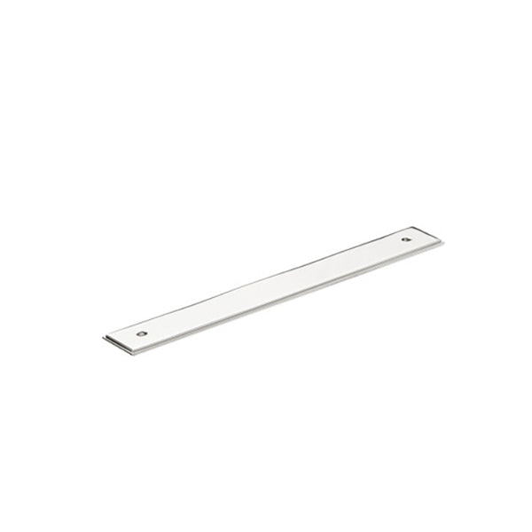 Momo Handles Barrington Backplate to Suit Bar Handle Polished Nickel Online at The Blue Space