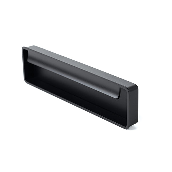 Momo Handles Fold Flush Pull 128mm Matt Black Online at The Blue Space