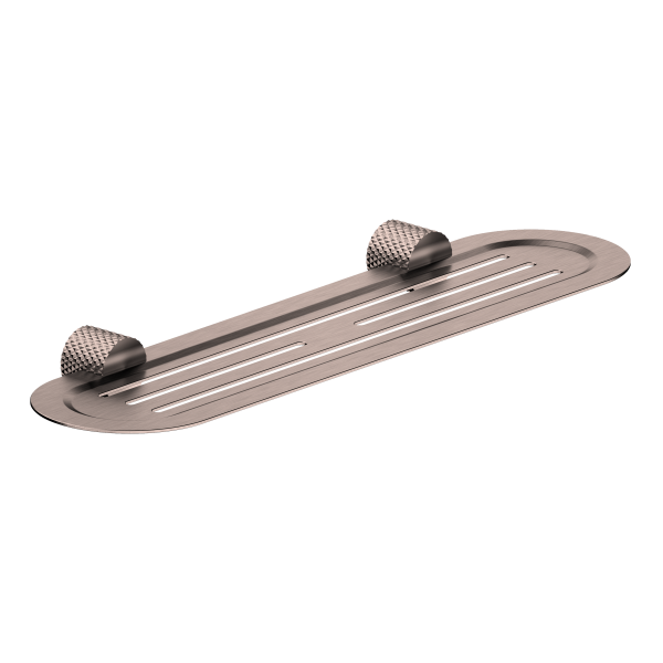Nero Opal Metal Shelf Brushed Bronze | The Blue Space