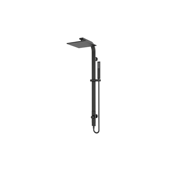 Nero Rain Square Shower Set Single Hose Matte Black | The Blue Space