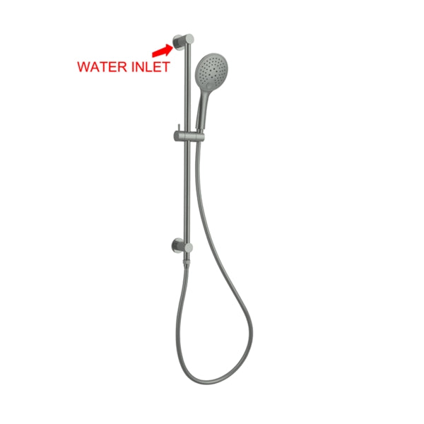 Nero Dolce 3 Function Rail Shower Gun Metal Grey | The Blue Space