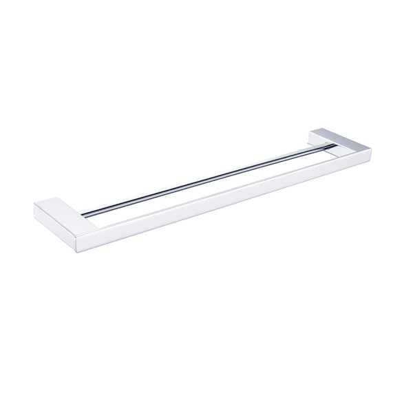 Nero Celia 800mm Double Towel Rail Chrome | The Blue Space