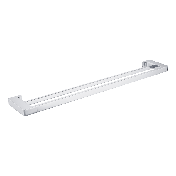 Nero Pearl/Vitra Double Towel Rail 800m Chrome | The Blue Space