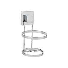 Naleon Elite Hair Dryer Holder in Square Chrome finish | Naleon bathroom accessories online at The Blue Space
