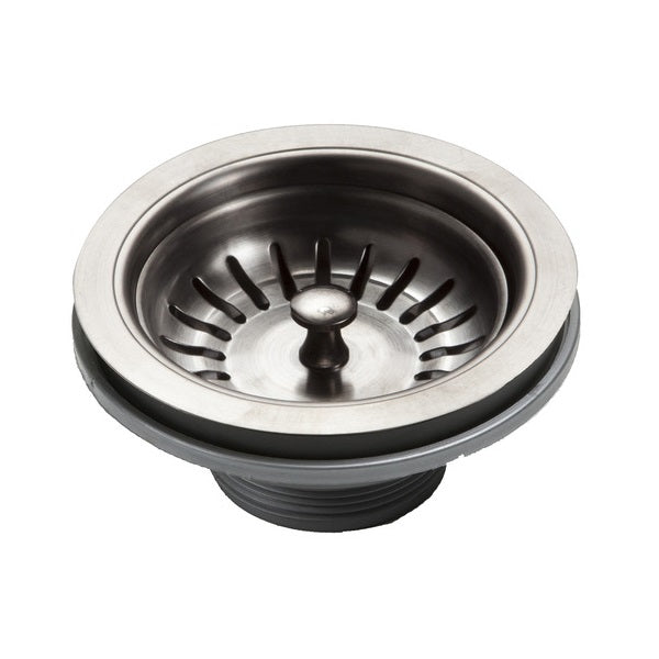 Oliveri Gunmetal Basket Waste - The Blue Space