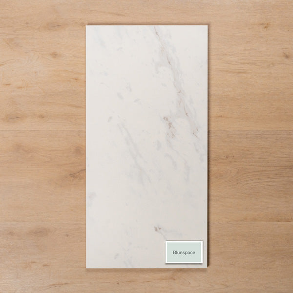 Paradise Calacatta Satin Rectified Ceramic Tile 300x600mm - The Blue Space