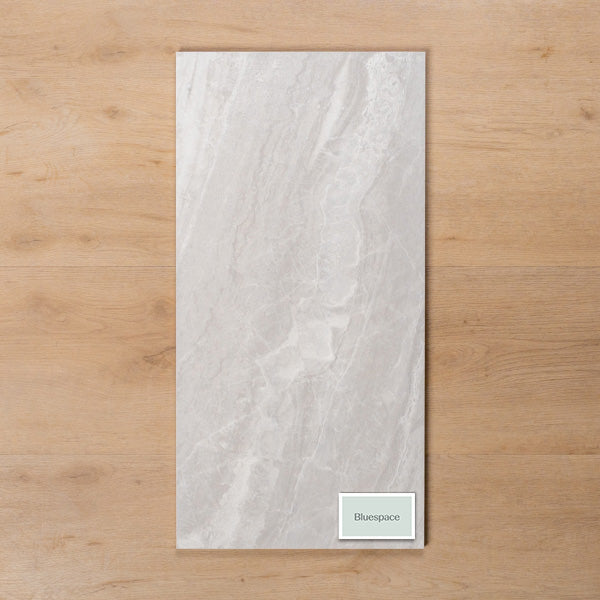 Paradise Grey Gloss Rectified Ceramic Tile 300x600mm - The Blue Space