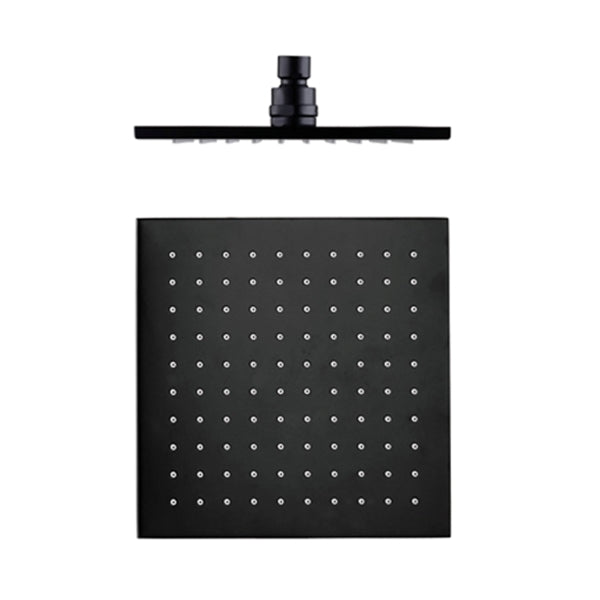 Nero Square Shower Head 250mm Matte Black | The Blue Space