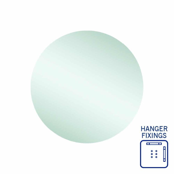 Thermogroup Round Polished Edge Mirror 500mm - 900mm | The Blue Space