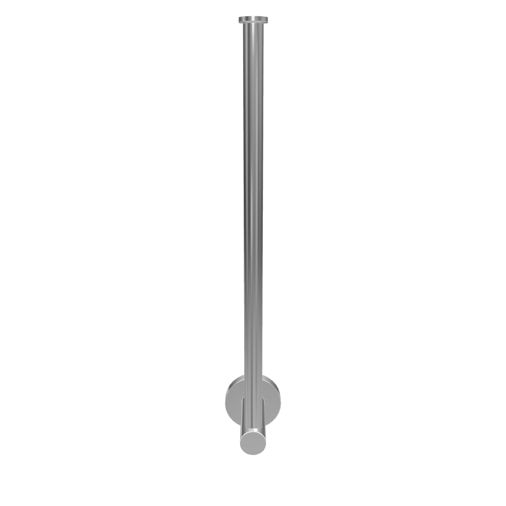 Phoenix Radii Spare Toilet Roll Holder Round Plate Chrome 3D Model - The Blue Space