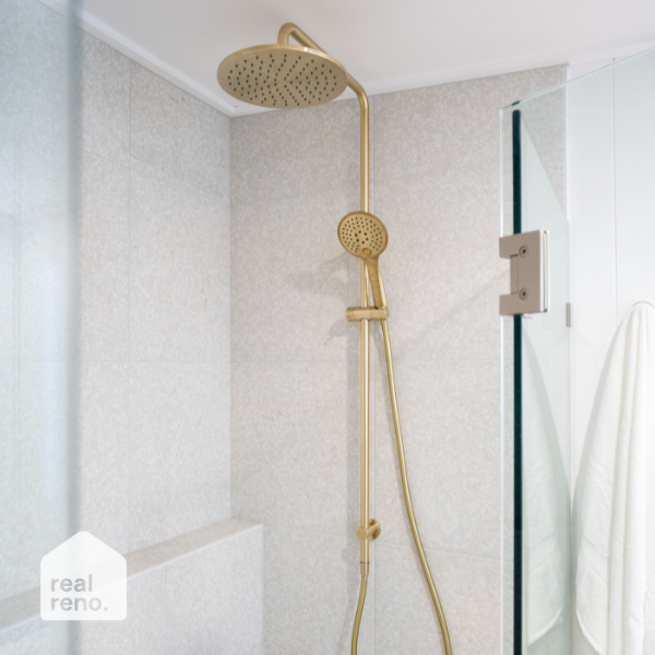 Island Terrazzo White Matt P4 Porcelain Tile 300x300mm - The Blue Space Real Reno