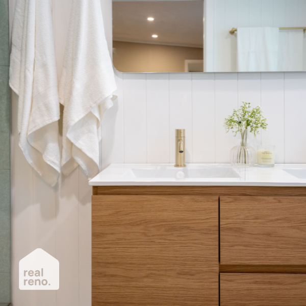 Nero Mecca Double Towel Rail 600mm Brushed Gold | The Blue Space Real Reno