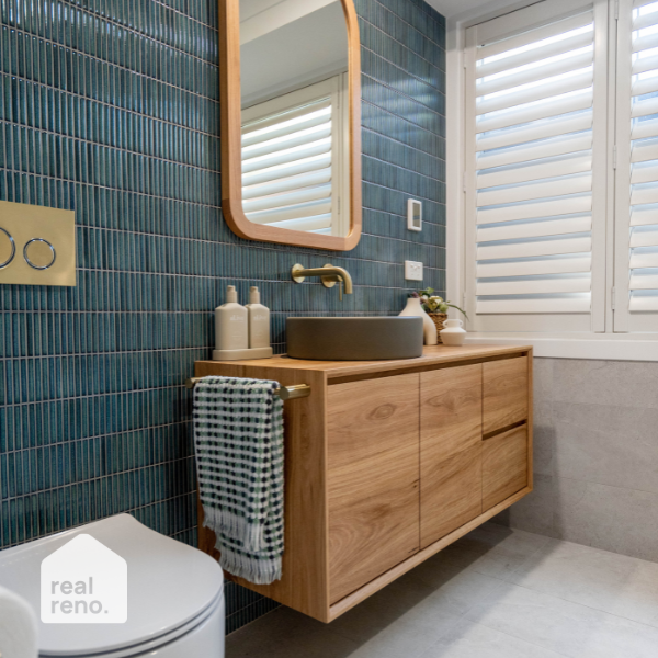 Middleton Jade Porcelain Mosaic Finger Tile 12x92mm - The Blue Space Real Reno