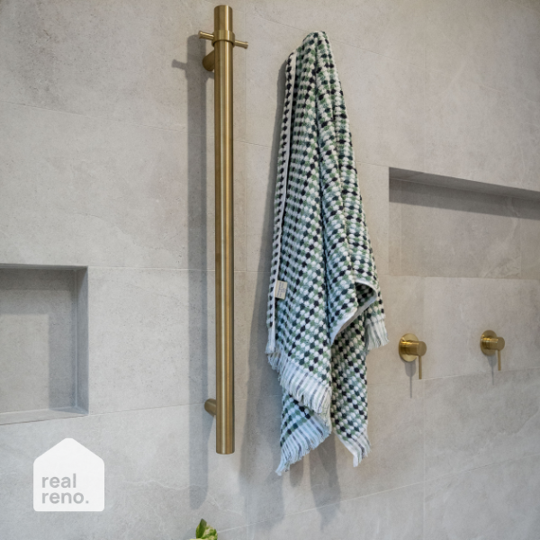 Meir Round Tiger Bronze Wall Mixer - The Blue Space Real Reno