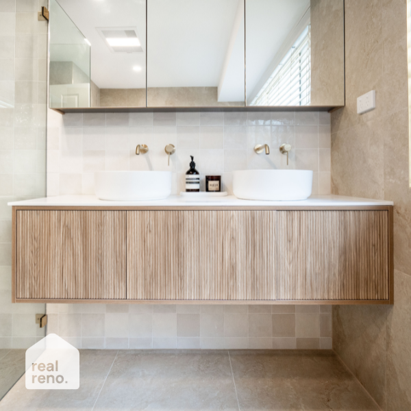 Phoenix Vivid Slimline Shower/Wall Mixer 60mm Backplate Brushed Gold - The Blue Space Real Reno