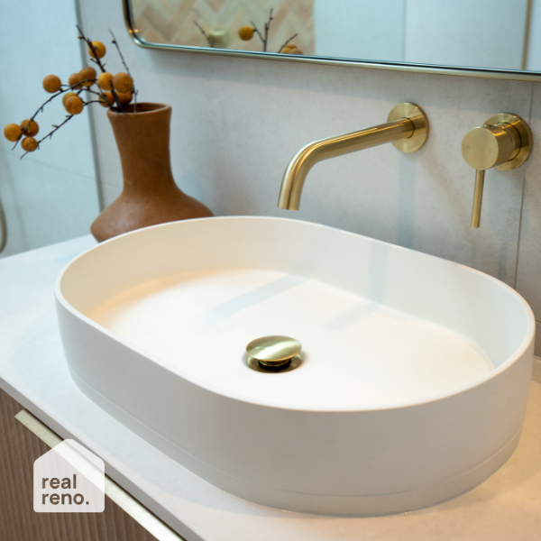 Phoenix Universal Pop-up Plug & Waste (40mm) - Brushed Gold - The Blue Space Real Reno