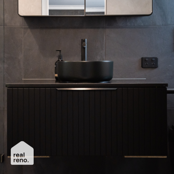 Phoenix Vivid Slimline Vessel Mixer-Matte Black