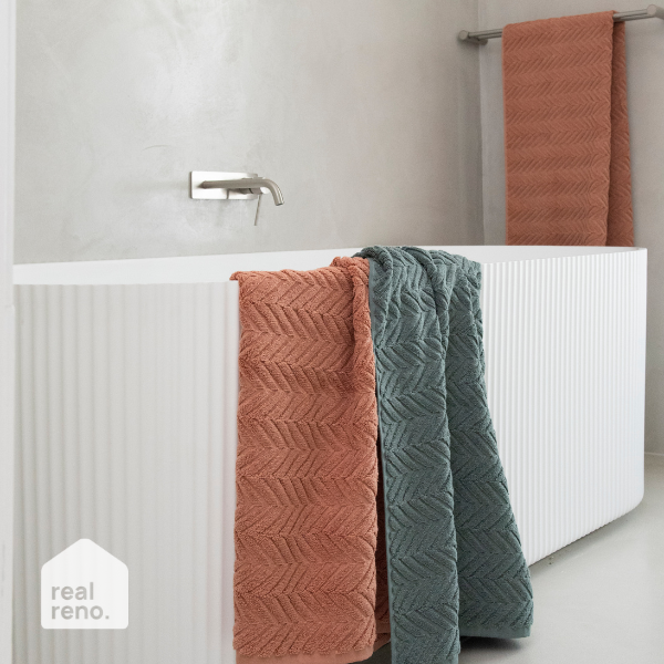 Phoenix Vivid Slimline Double Towel Rail - Brushed Nickel Online at The Blue Space Real Reno