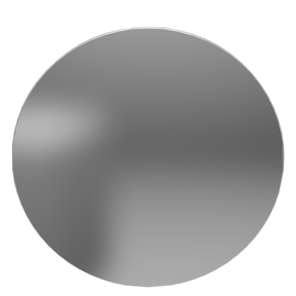 Clark Round Wall Hook - Chrome 3D Model - The Blue Space