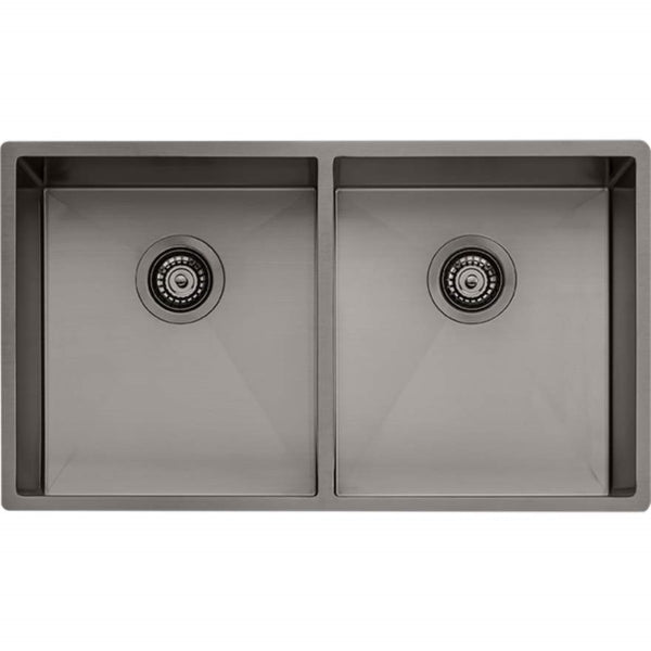 Oliveri Spectra double bowl gunmetal sink NTH - The Blue Space