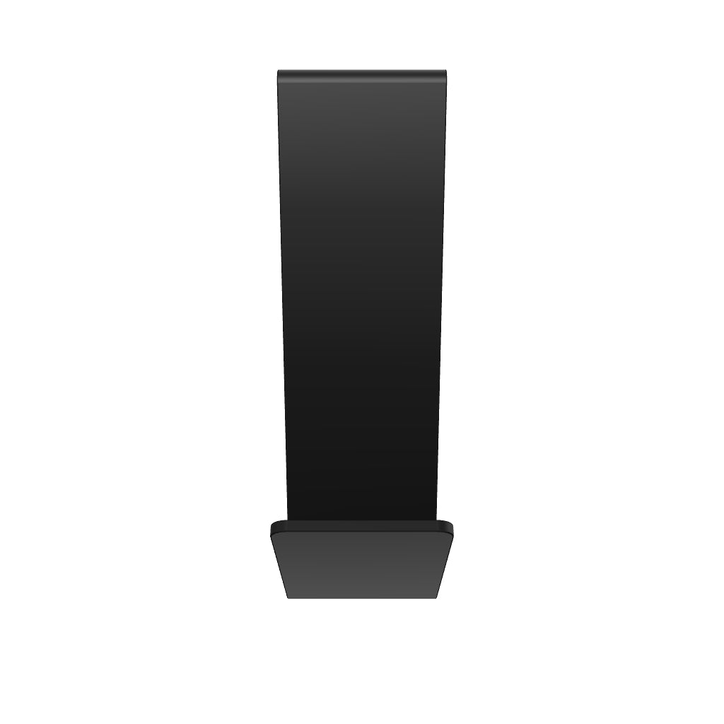 Clark Square Shower Screen Hook - Matte Black 3D Model - The Blue Space