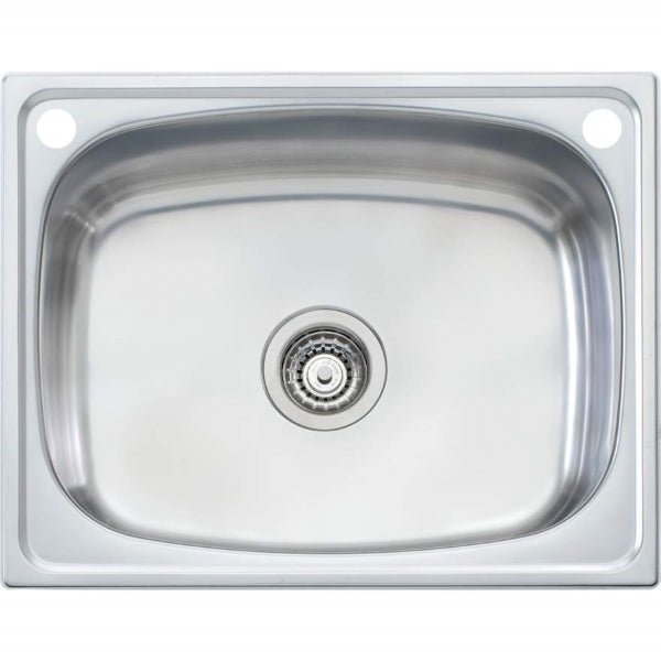 Oliveri Laundry 45L tub topmount with rinse bypass 2TH - The Blue Space