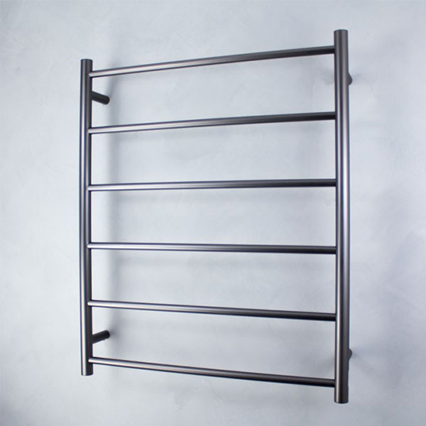Radiant Round 6 Bar Non Heated Rail 700mmx830mm Gun Metal - The Blue Space