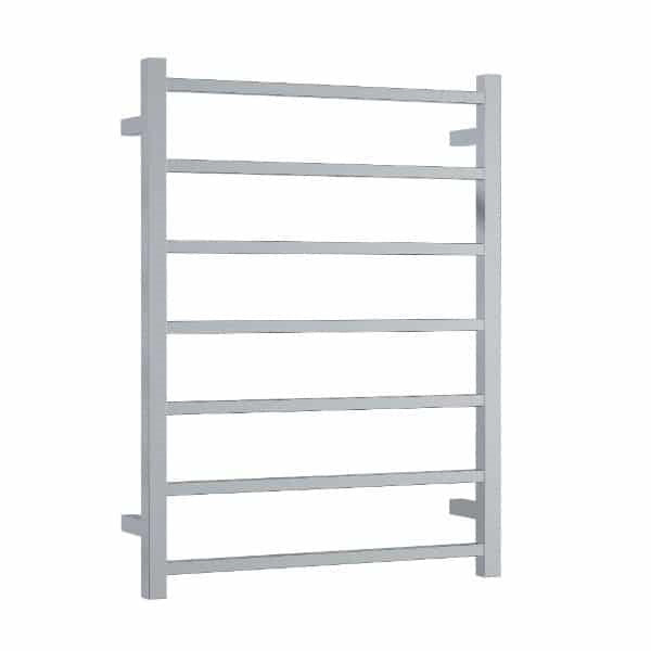 Thermorail 12Volt Square 7 Bar Heated 600x800mm - Polished - The Blue Space