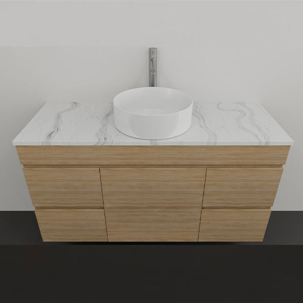 Timberline Bargo Wall Hung Vanity with Silksurface Top & Basin