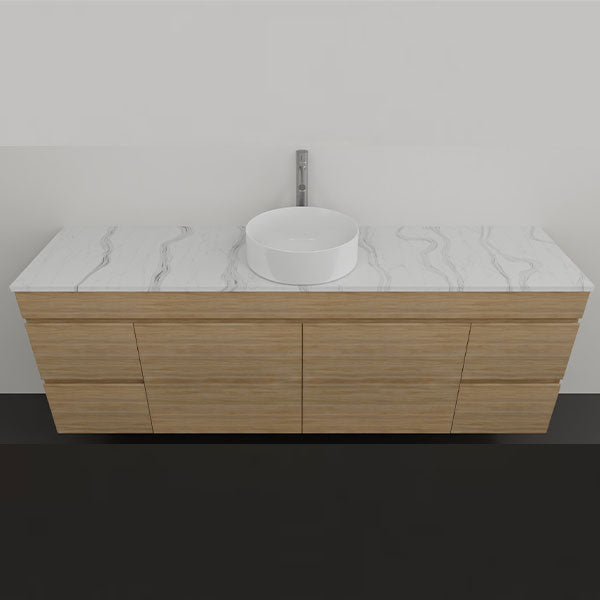 Timberline Bargo Wall Hung Vanity with Silksurface Top & Basin