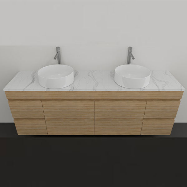 Timberline Bargo Wall Hung Vanity with Silksurface Top & Basin