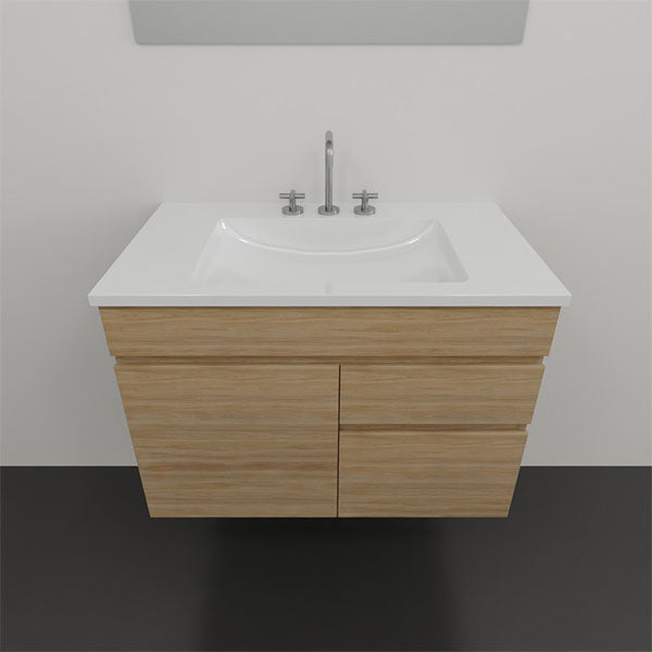 Timberline Indiana Wall Hung Vanity with Alpha Ceramic Top 750 | The Blue Space