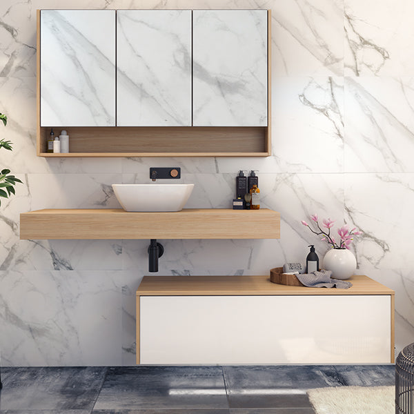 Timberline Milan Wall Hung Vanity with Basin 600mm-1800mm - The Blue Space