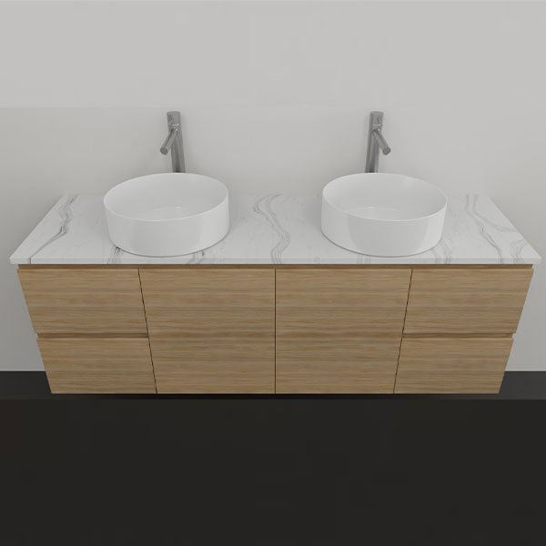 Timberline Nevada Wall Hung Vanity with SilkSurface Top & Above Counter Basin