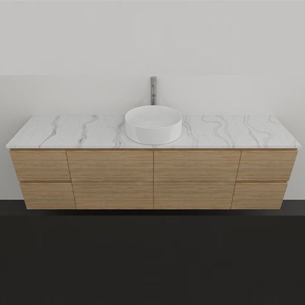 Timberline Nevada Wall Hung Vanity with Stone & Above Counter Basin 1800 | The Blue Space