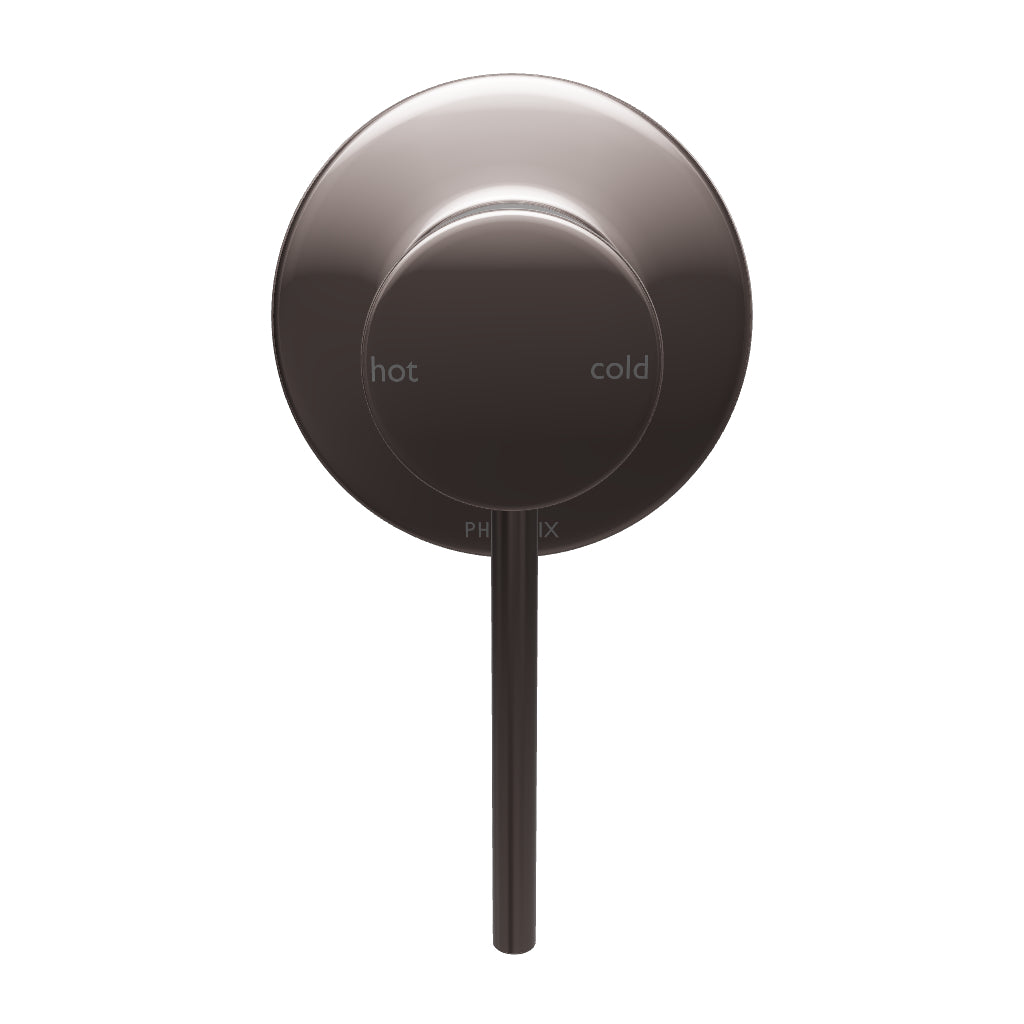 Phoenix Vivid Slimline Shower/Wall Mixer Gun Metal 3D Model - The Blue Space