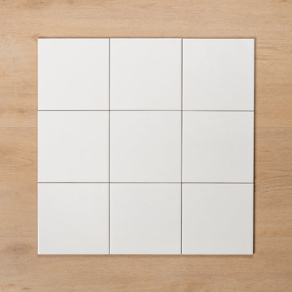 Hartz Gloss White 150x150mm Straight Pattern - The Blue Space