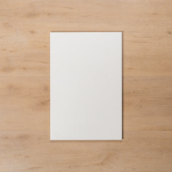 Thredbo Satin White Cushioned Edge 300x450mm - The Blue Space