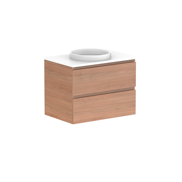 ADP Glacier Pro All Drawer Twin Vanity with Caesarstone