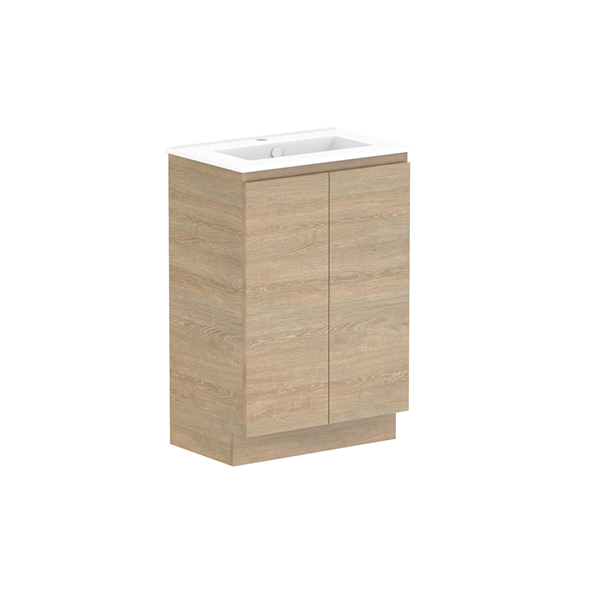 ADP Glacier Lite Ceramic Top Ensuite Trio Vanity 600mm- The Blue Space