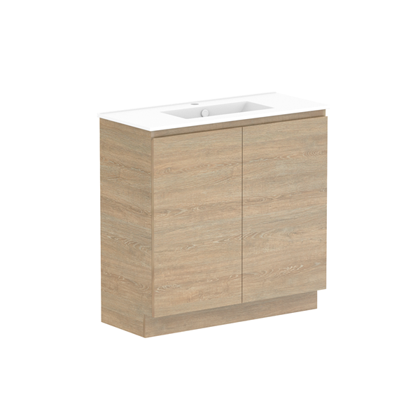 ADP Glacier Lite Ceramic Top Ensuite Trio Vanity 900mm- The Blue Space