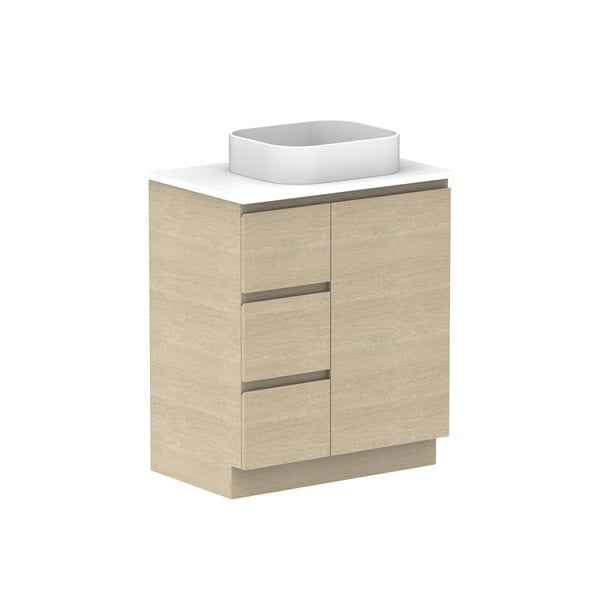 ADP Glacier Hamper 750 Trio Floor Mount Right Bowl | The Blue Space