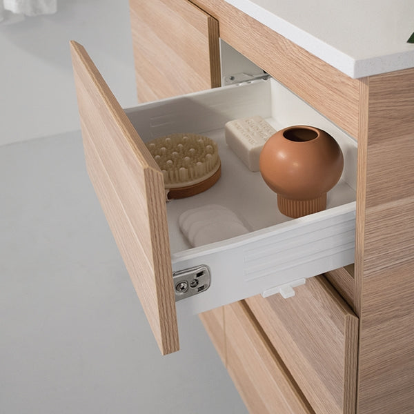 ADP Glacier Quartz Ensuite Trio Vanity 600mm - 1800mm by ADP - The Blue Space