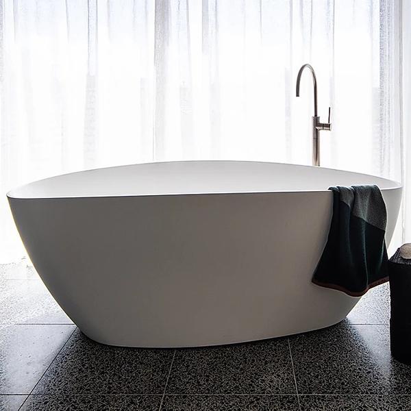ADP Tranquil Matte Finish Freestanding Bath 1560mm, luxurious freestanding bath at The Blue Space