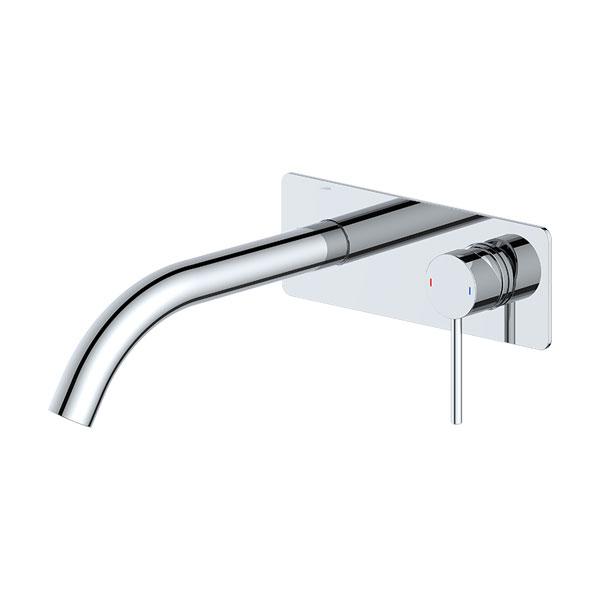 Indigo Alisa Wall Basin/Bath Mixer 270mm Chrome online at The Blue Space
