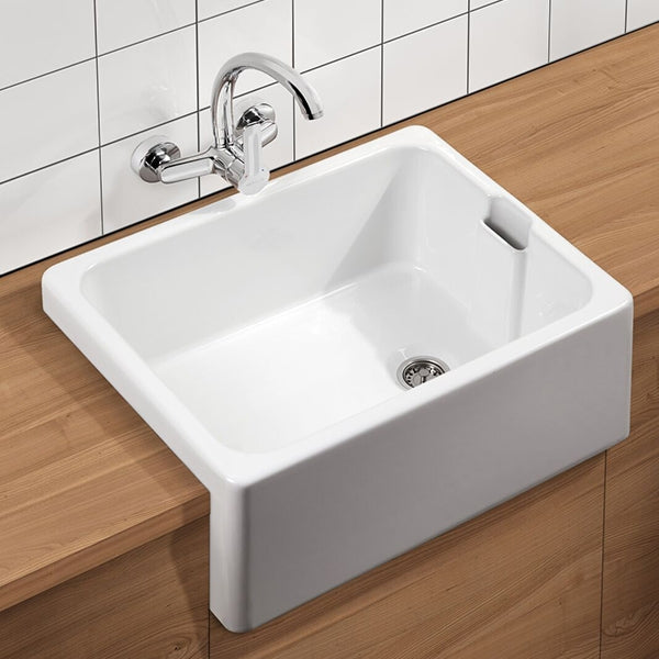 Turner Hastings Belfast Flat Front Fine Fireclay Butler Sink - The Blue Space